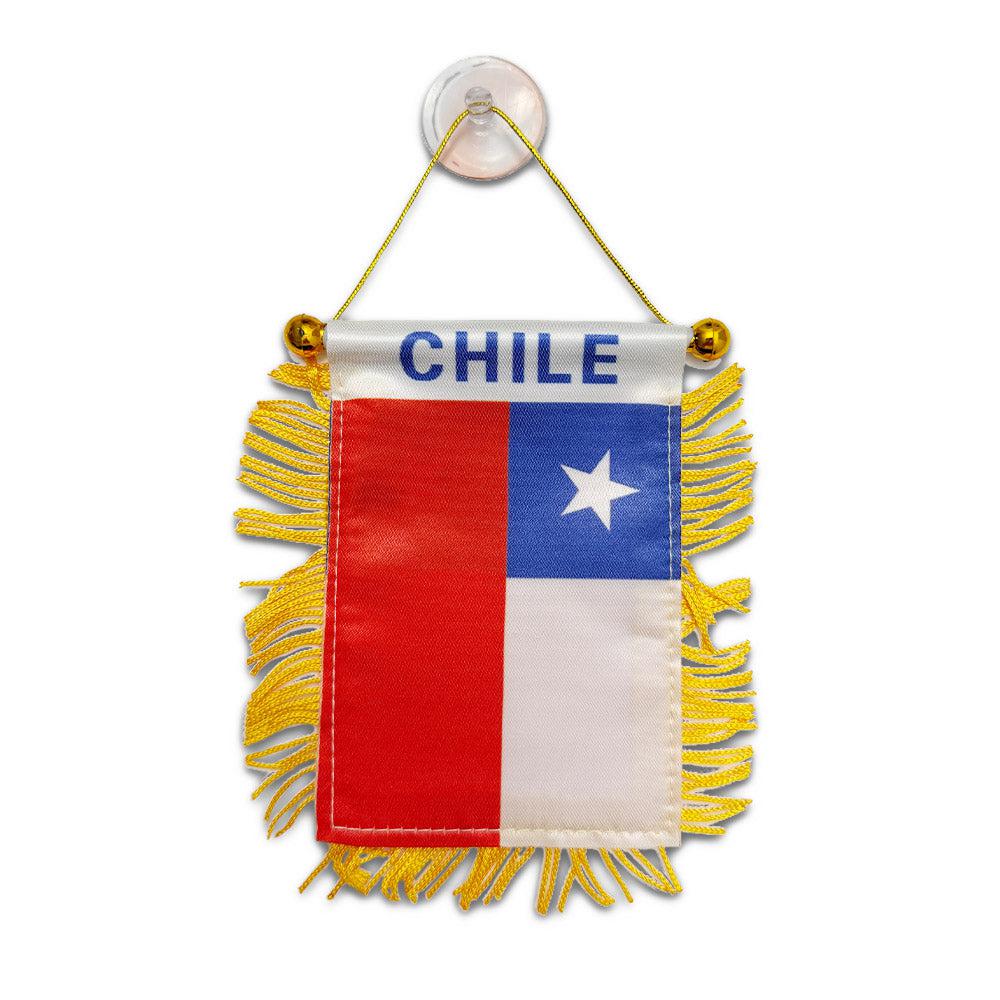 Chile Mini Window Flag